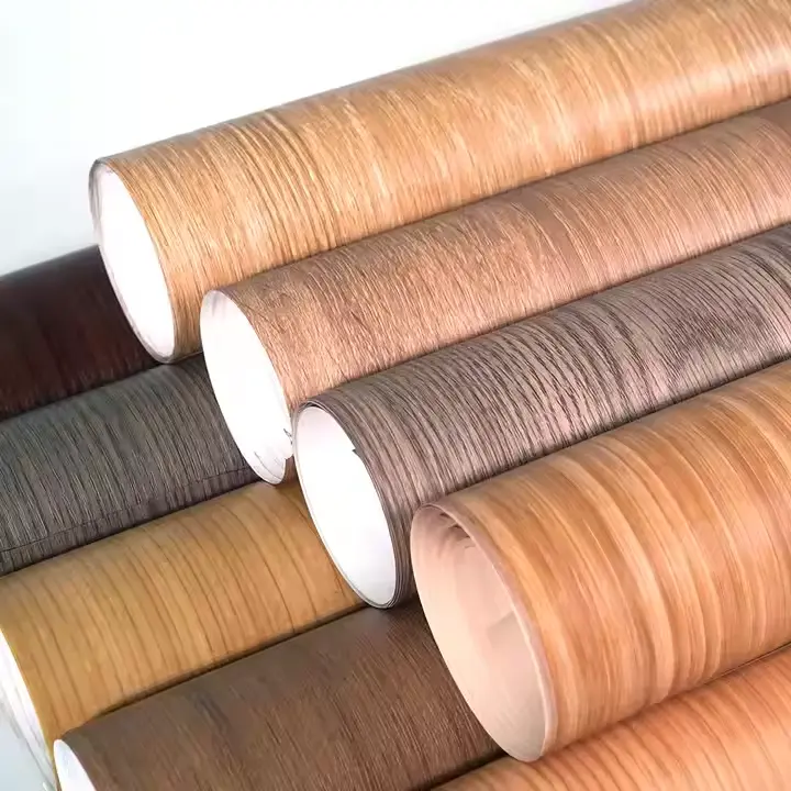 Hiệu ứng gỗ PVC Pet PP Trang trí nhà bếp Vinyl Phim