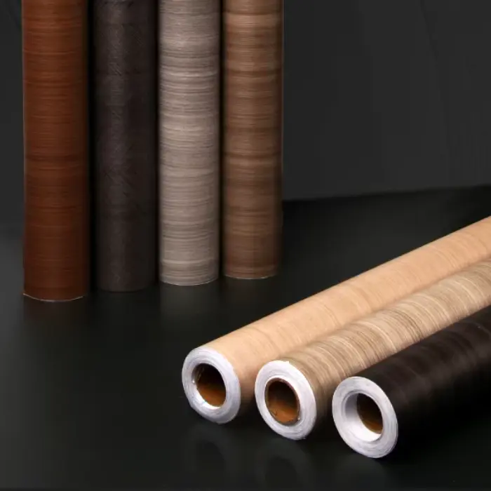 Gỗ PVC PVC Phim trang trí cuộn